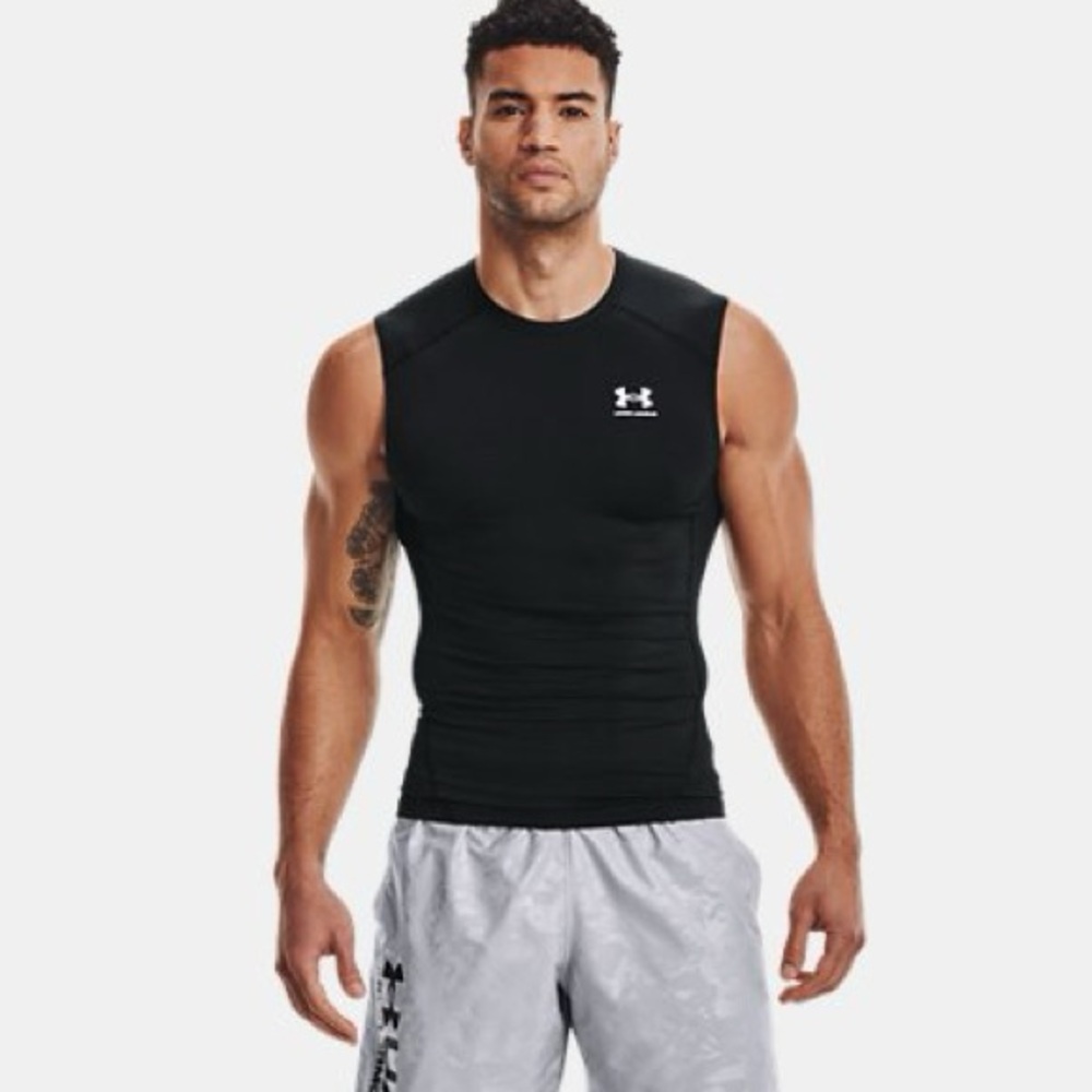 Men’s Under Armour Heat Gear Compression Shirt - Sleeveless Size M